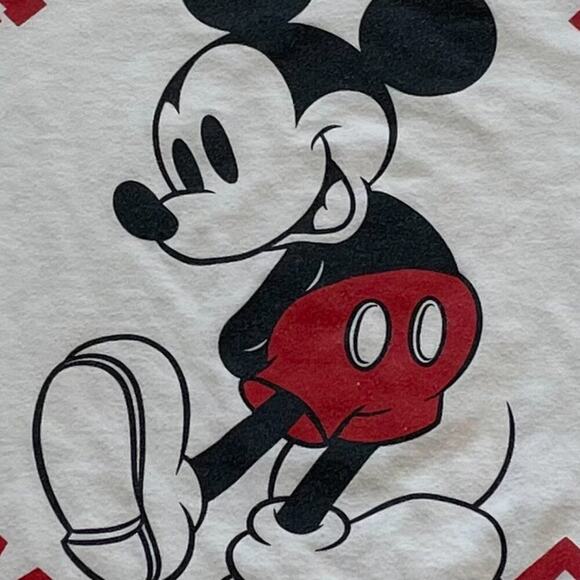 Disney Classic Unisex Cotton Blend Mickey Mouse Short Sleeve White T-Shirt, XS - Picture 3 of 9